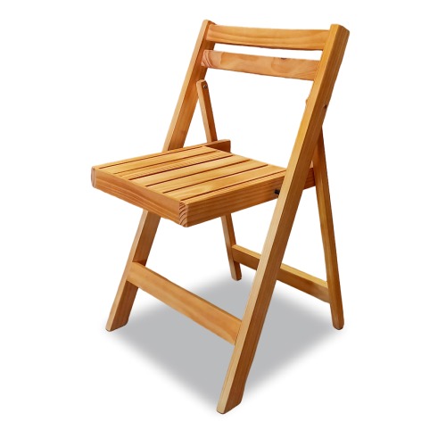 Silla pino con impregnante para madera color Miel